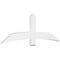 Ekena Millwork Bellingham Architectural Grade PVC Gable Bracket, 72"W x 24"H x 2"D x 6"F, 8/12 Pitch GBP072X24X0206BEL00 - alternate 1
